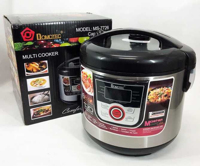Мультиварка 5л.  1500 ват  12 программ, пароварка рисоварка. Нова