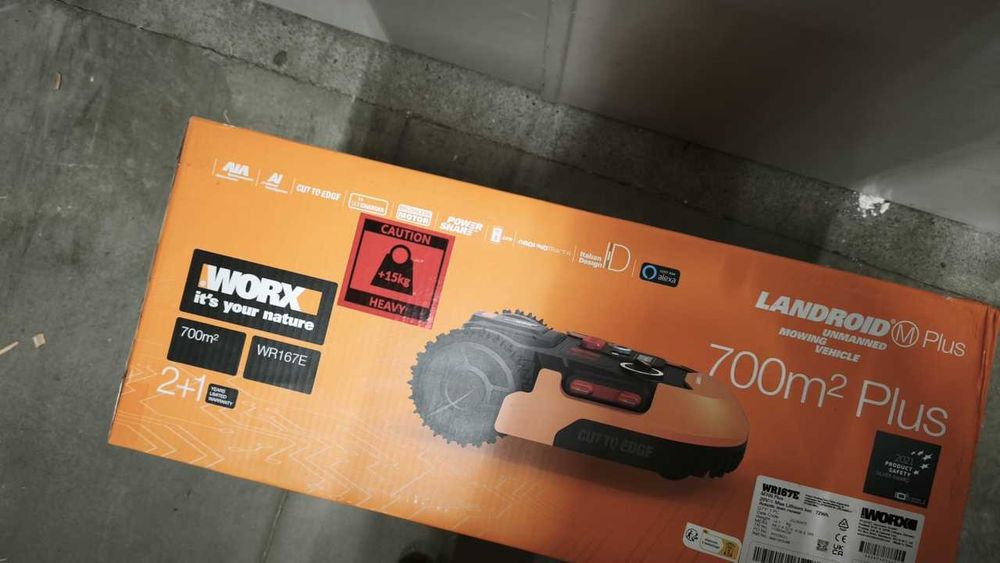 Nowy robot koszący Worx Landroid M700 Plus WR167E, gwarancja 3 lata