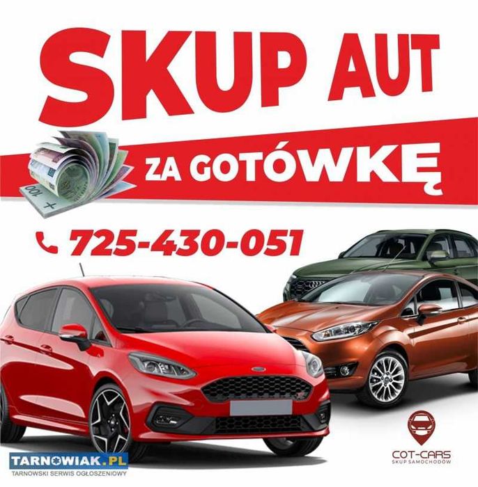 SKUP AUT Auto SKUP Samochodów_SZYBKI DOJAZD_Umowa GOTÓWKA Małopolska