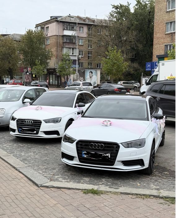 Весільний декор на машину, прикраси на машину , бантики на весільну машину, декор на капот