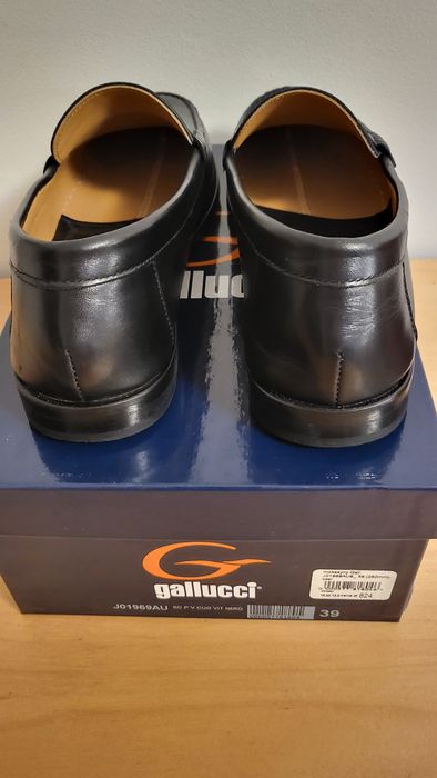 Mokasyny Gallucci- skórzane 39