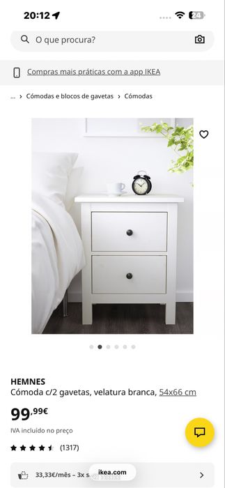 Comoda Hemnes bom estado