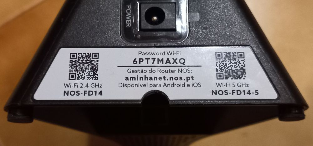 NOS modem com wifi e router