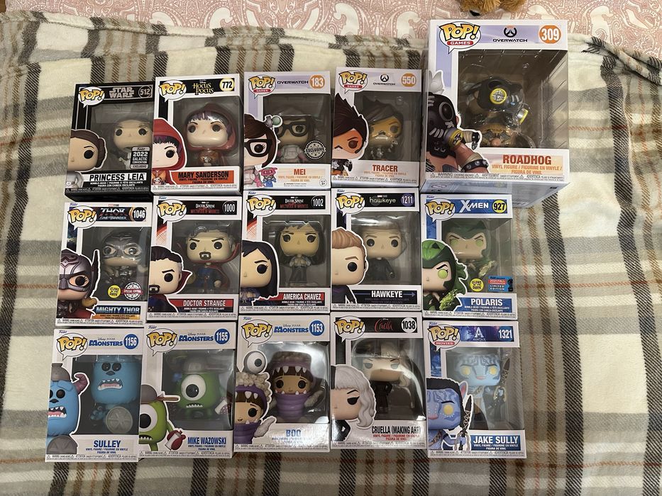 Funko Pop Disney, Pixar, Marvel Overwatch