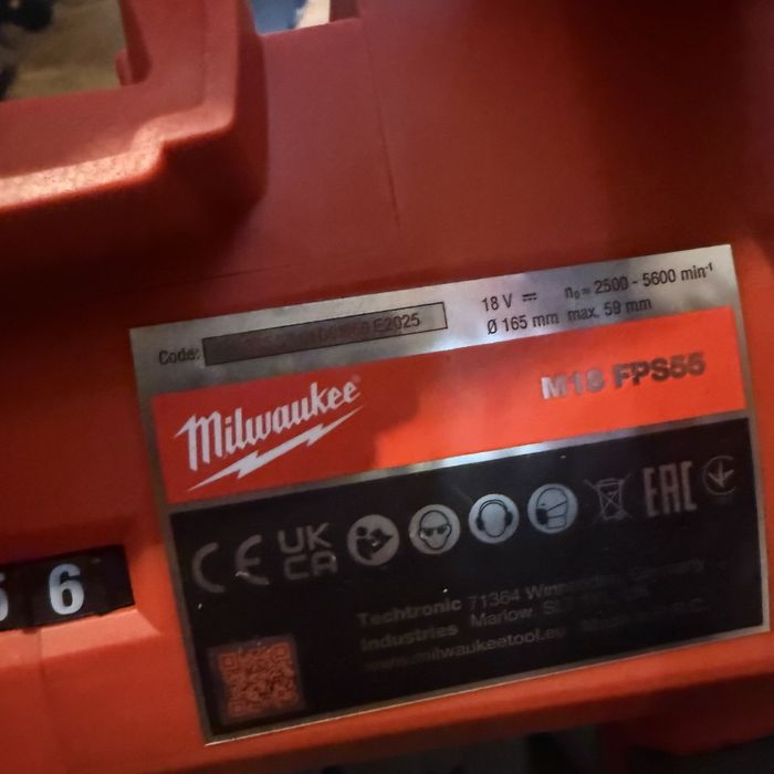 Zagłebiarka milwaukee M18 FPS55