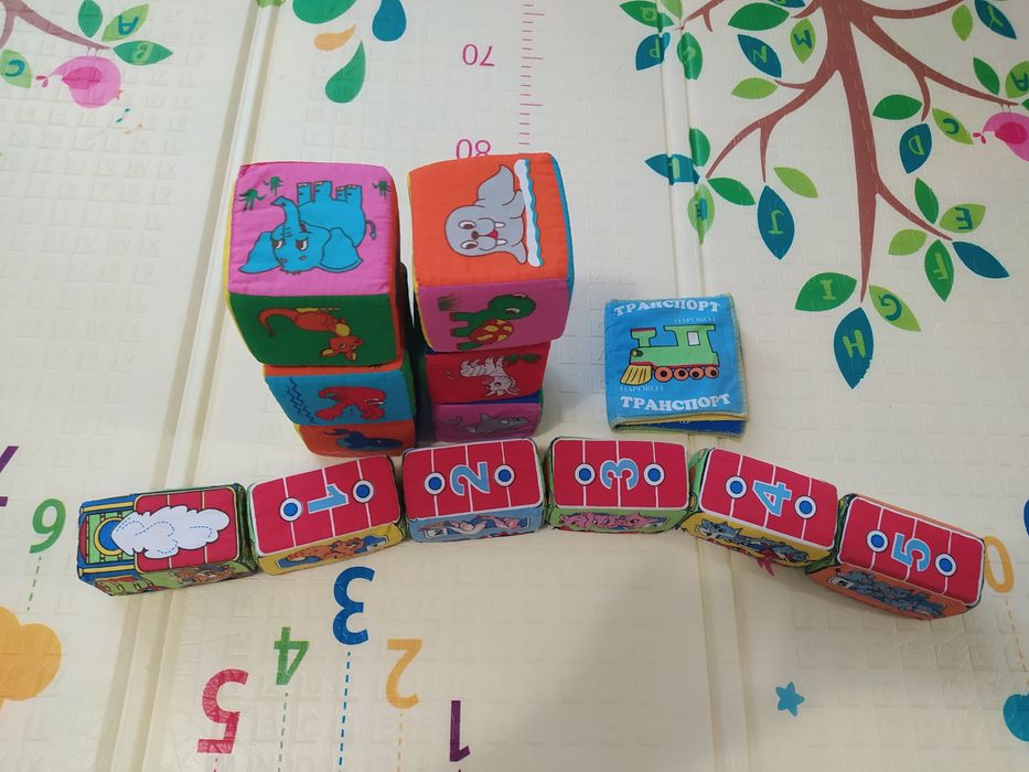 Кубики м'які 2 види