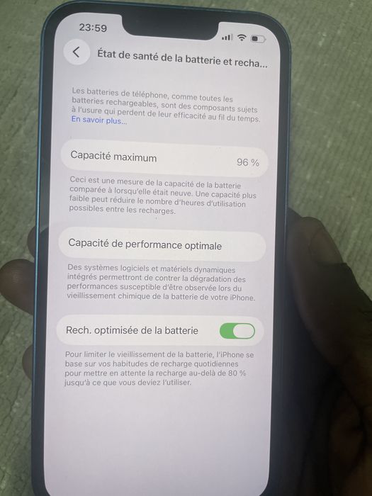 Iphone 13 azul 128 GB