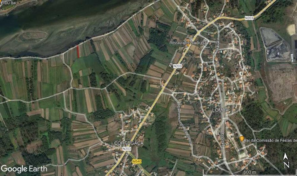 Terreno para lazer junto ao rio Lima, Subportela, Viana do Castelo