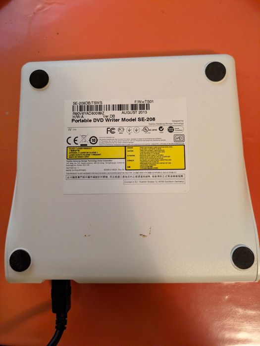 Gravador DVD portatil Samsung