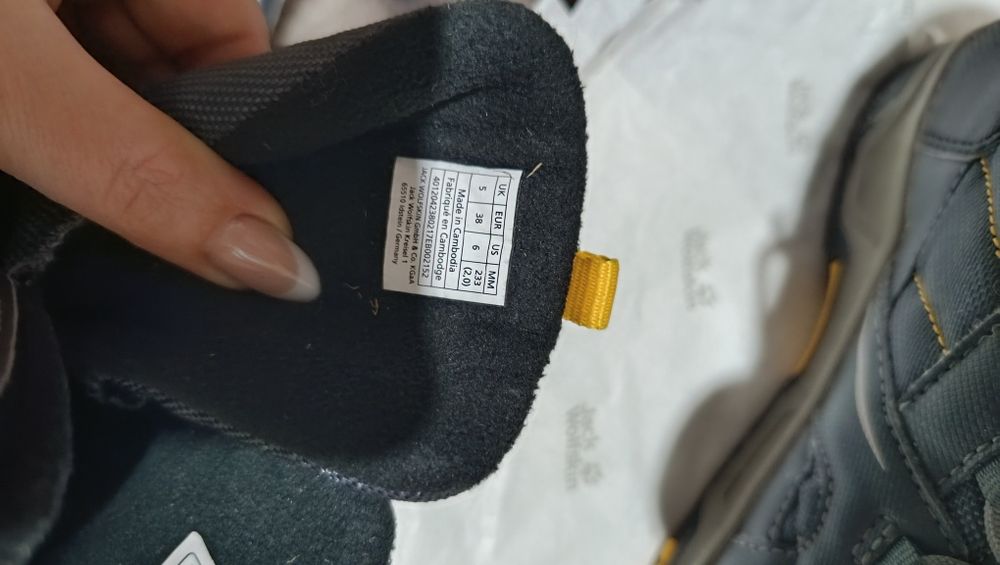 Зимові термочоботи, півсапоги, оригінал Jack Wolfskin, розмір 38