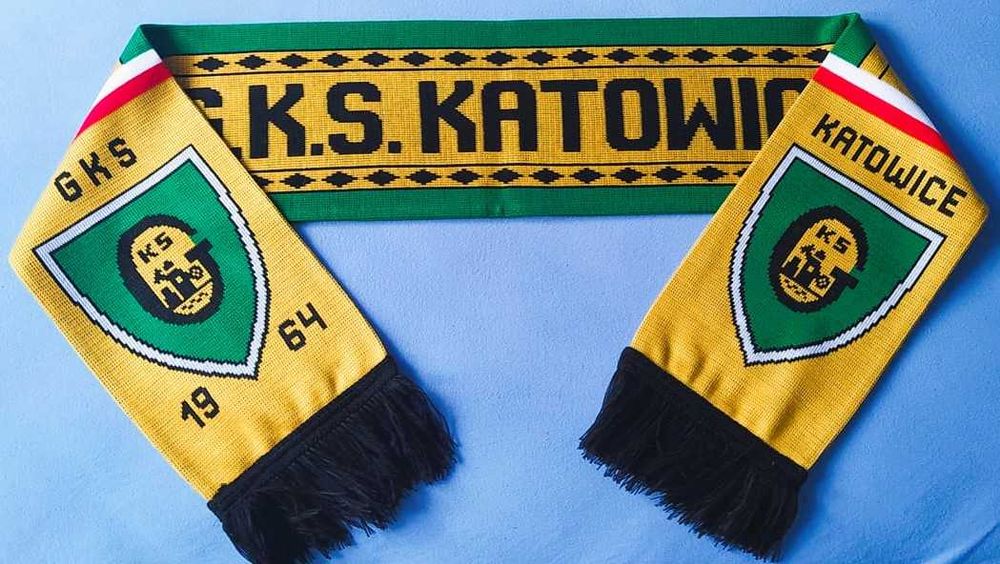 GKS KATOWICE !! Szalik szal piłkarski sportowy