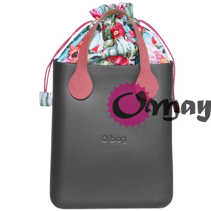 Turkusowy organizer do OBAG OCHIC Worek kaktusy komin Cukierek OMAY