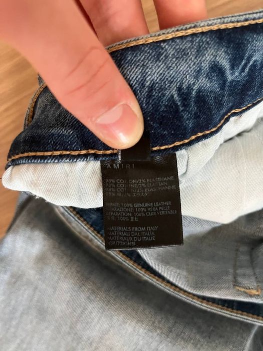 джинсы slim fit amiri - купити чоловічий одяг - Ціна на OLX.ua
