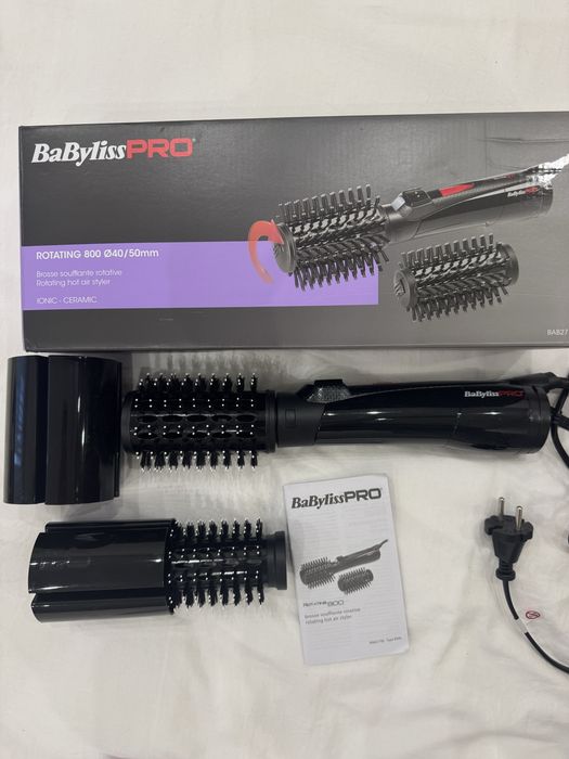 BaByliss PRO Rotating 800W фен-щітка з автоматичним обертанням