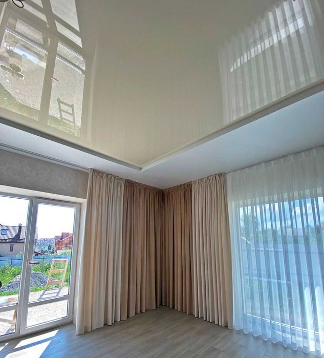 Натяжні стелі за цінами від виробника. Натяжные потолки. Чистий монтаж