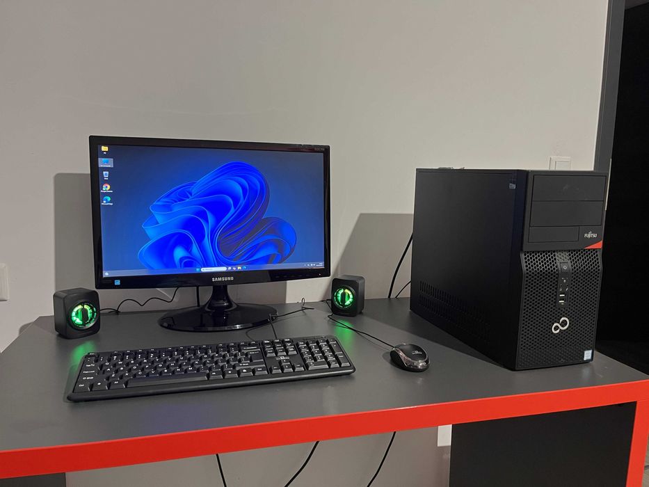 Komputer Do Nauki PC Zestaw Komplet  Win11 i5 8GB SSD 500GB  Monitor22