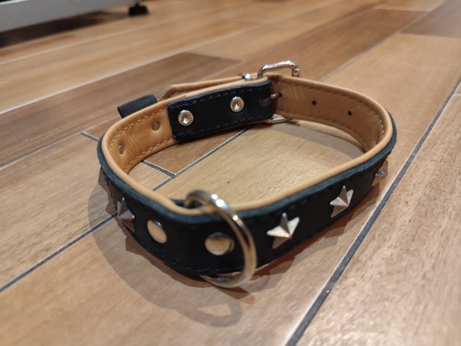 Obroża skórzana Heim obwód szyi: 38-46 cm