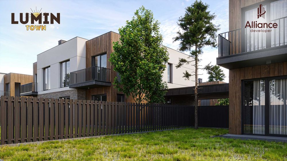 Сучасний будинок з власною земельною ділянкою від забудовника