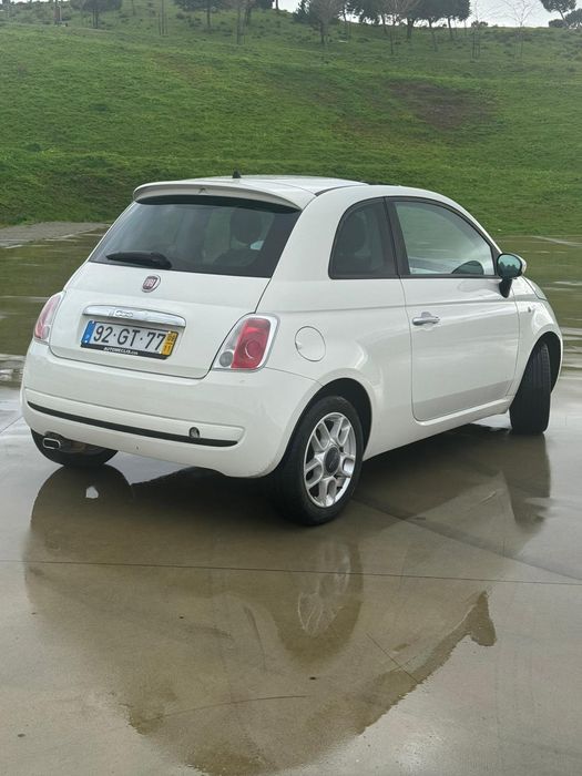 Fiat 500 branco 1.3 gasóleo