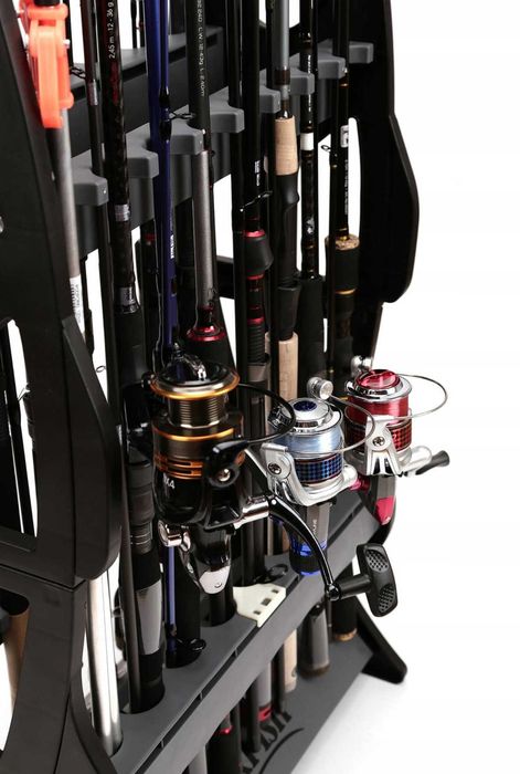 Stabilna Podpórka na 16 Wędek Dla Rybaka Stojak Wędkarski