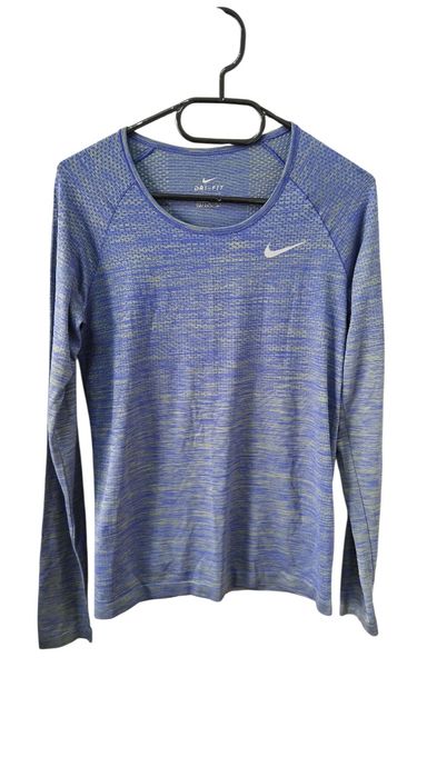 Koszulka męska granatowa z długim rękawem longsleeve termoaktywna Nike