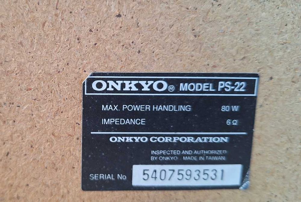 Par Colunas 80w onkyo