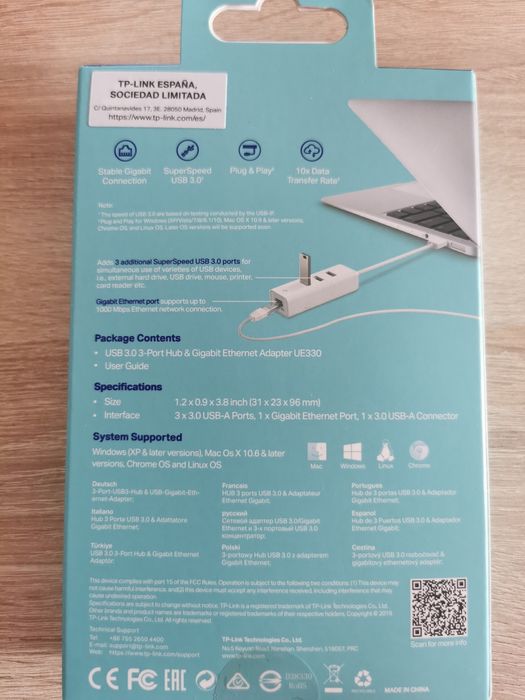 USB 3.0 to Gigabit Ethernet Adapter