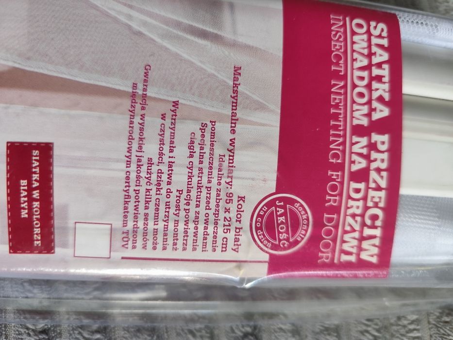 Moskitiera/ siatka przeciw owadom