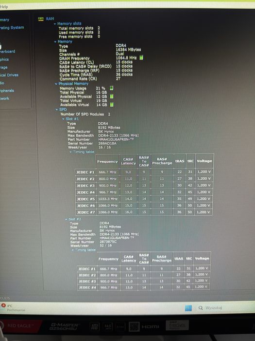 ZESTAW GAMINGOWY | i3-10100F | 16GB RAM | GTX 1050 Ti | 2TB+120GB SSD