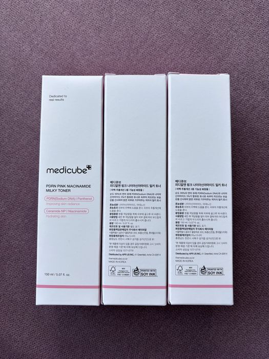 Medicube PDRN Pink Niacinamide Milky Toner 150ml Тонер з полінуклеотид