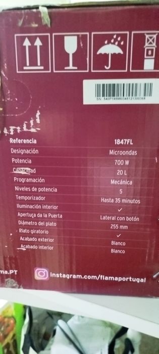 Microondas usado 2 Meses