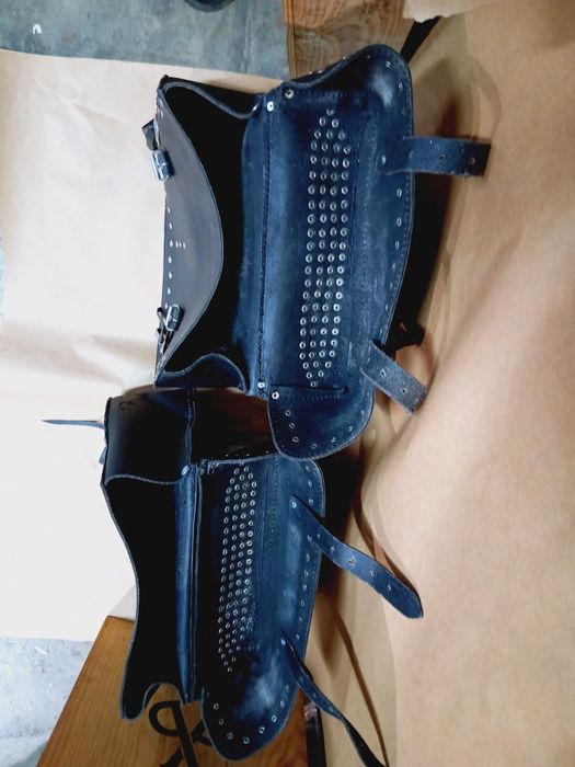 Malas em couro para moto