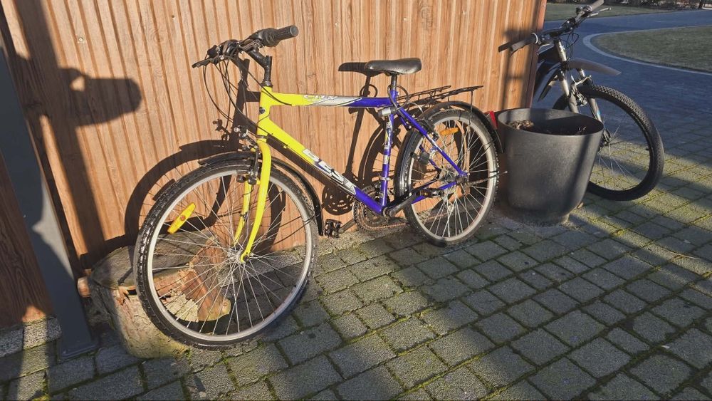 Rower męski osprzęt Shimano