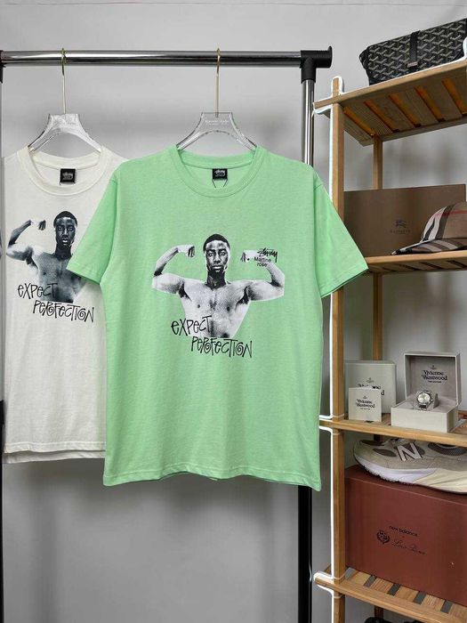 Футболка Stussy | Бавовняна Футболка Стуссі | Стрітвір ( 2 кольори)