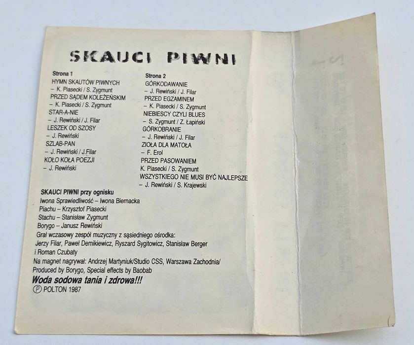 Kaseta  audio  - Skauci Piwni