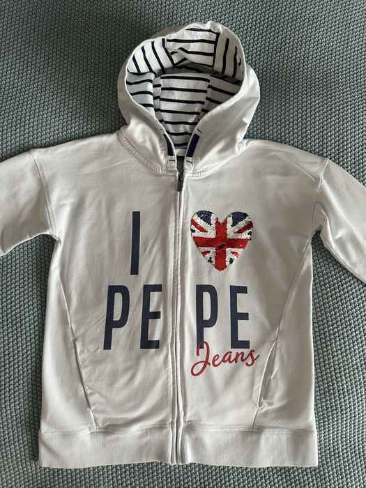 Bluza dziewczęca Pepe Jeans biała 164 cm