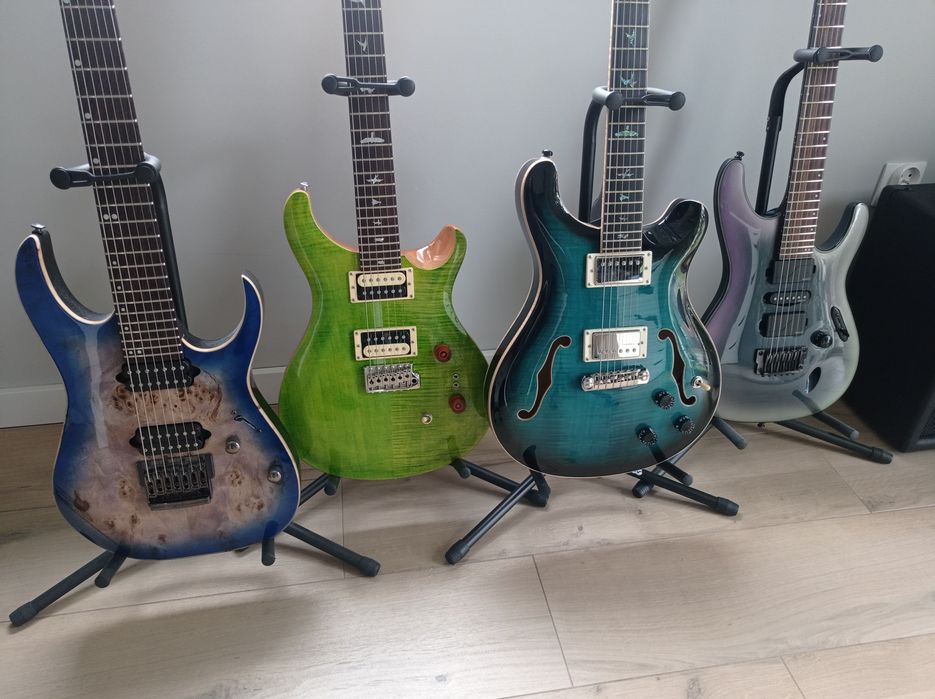 Ibanez premium RG 1027 PBF 7 strun | Świetny stan | Futerał, karton