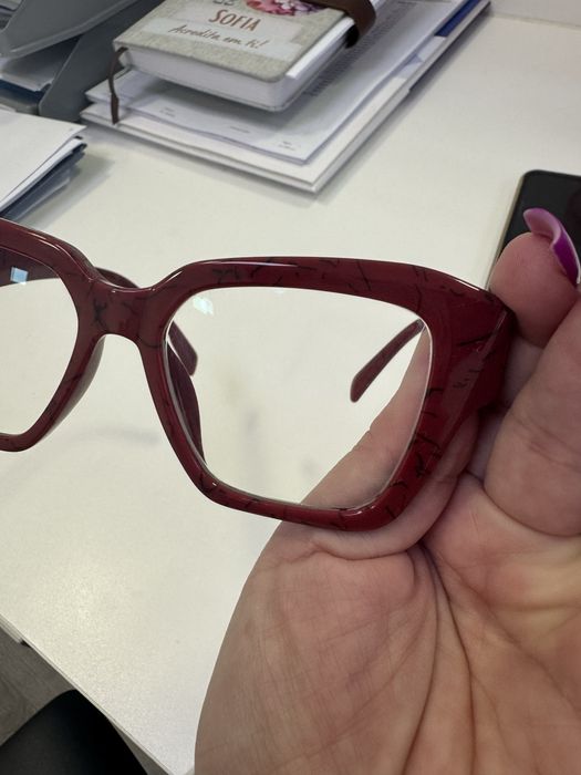 Oculos Prada vermelhos originais