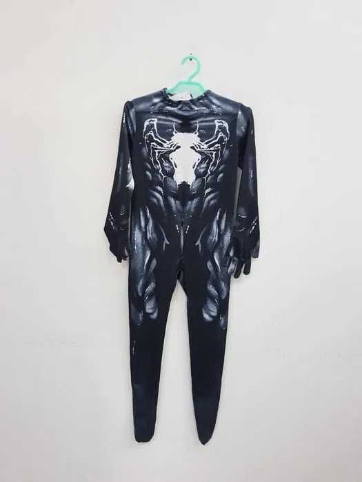 Strój second skin przebranie Venom Marvel rozmiar 110 cm. B220