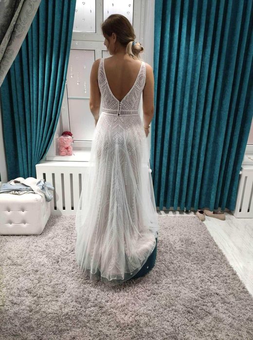 Suknia Ślubna rozmiar 36/38, POLECAM!