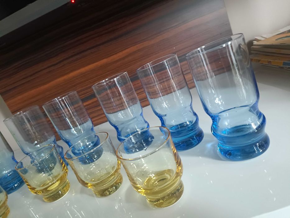 PRL szklanki kieliszki o epoki