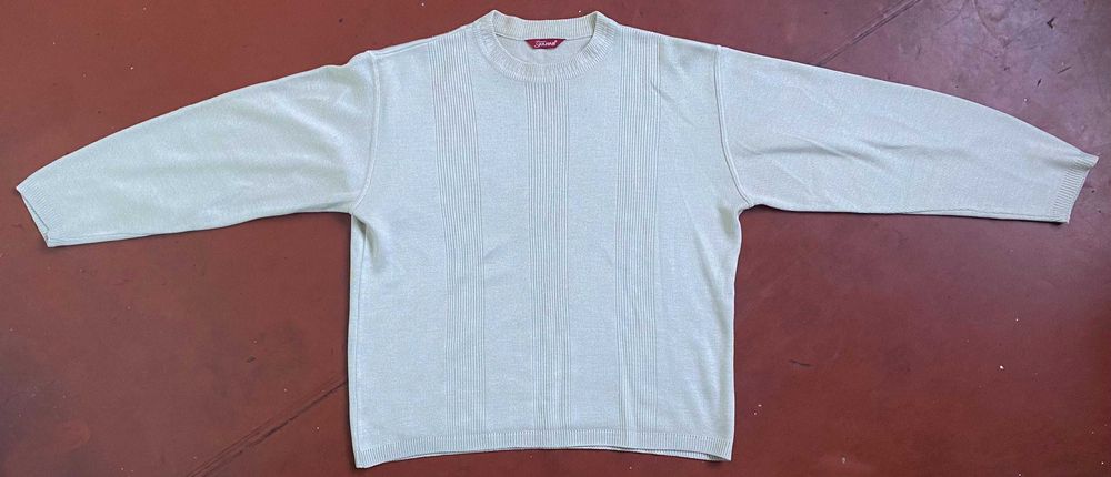 Бежевый свитер Размер 48 L 50 XL 52 XXL светр джемпер Свитерок Кофта