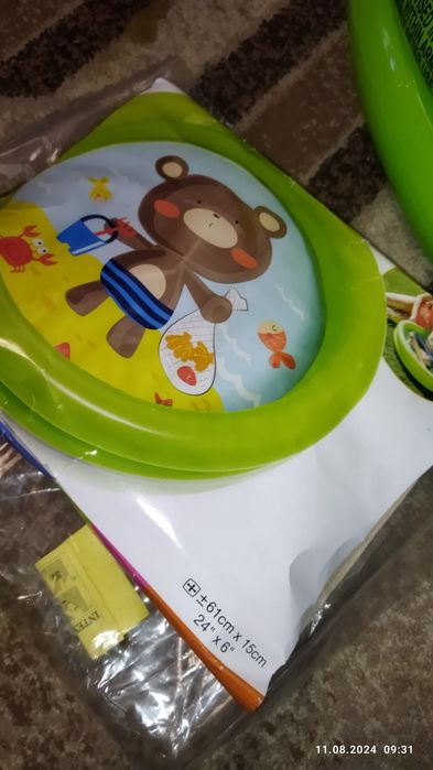 Пакет игрушек надувной бассейн Интекс  кубики