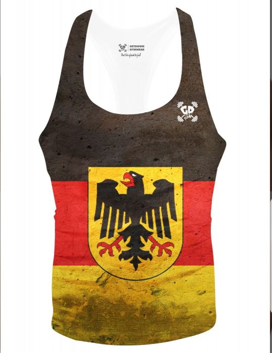 Stringer Ginásio Bandeira Alemã - XXL - Marca GETDOWN GYMWEAR
