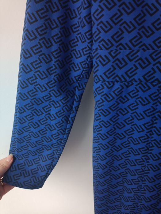 Mohito rozmiar 42 XL chabrowa sukienka długi rękaw