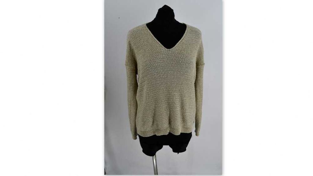 Złoty sweter Brax 42