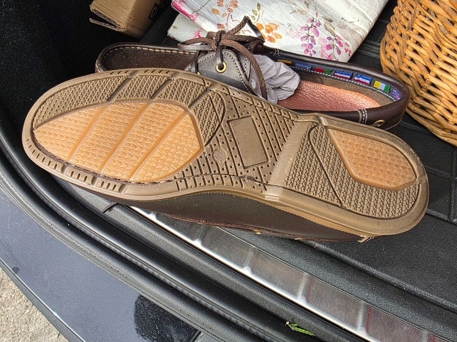 Moccasins de verão, em pele **NOVO**