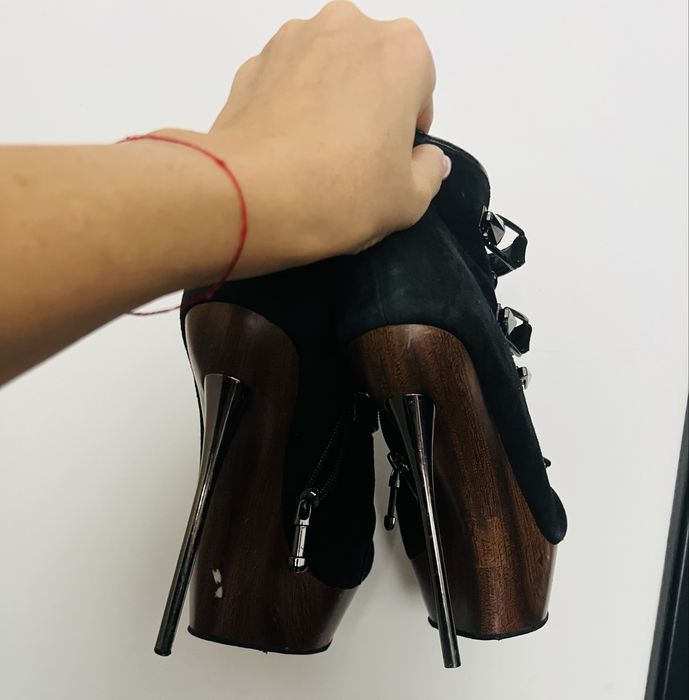 Kazar szpilki buty botki kozaki jak nowe platformy