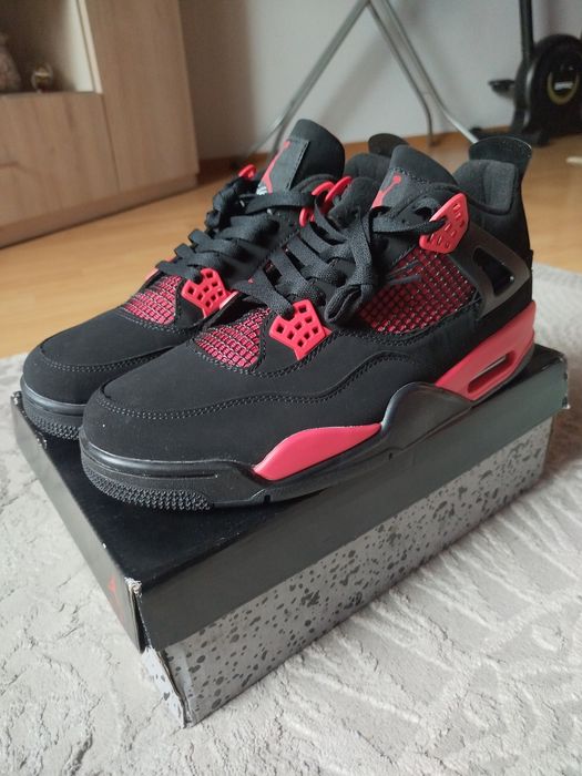 Nowe nike air Jordan 4  Black/red