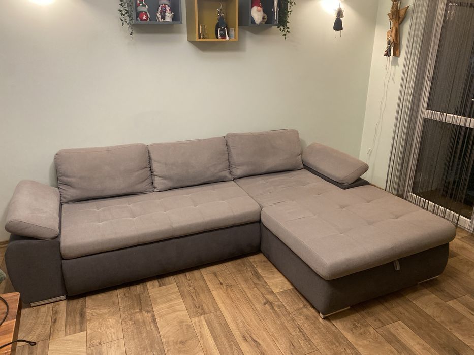 Narożnik z funkcja spania otwierany